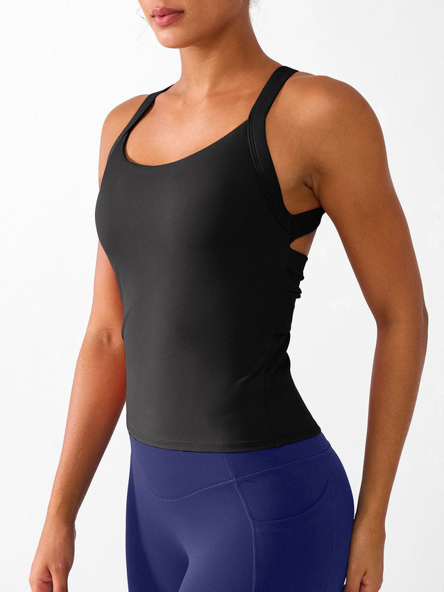 KJASA Vela Tank in Black